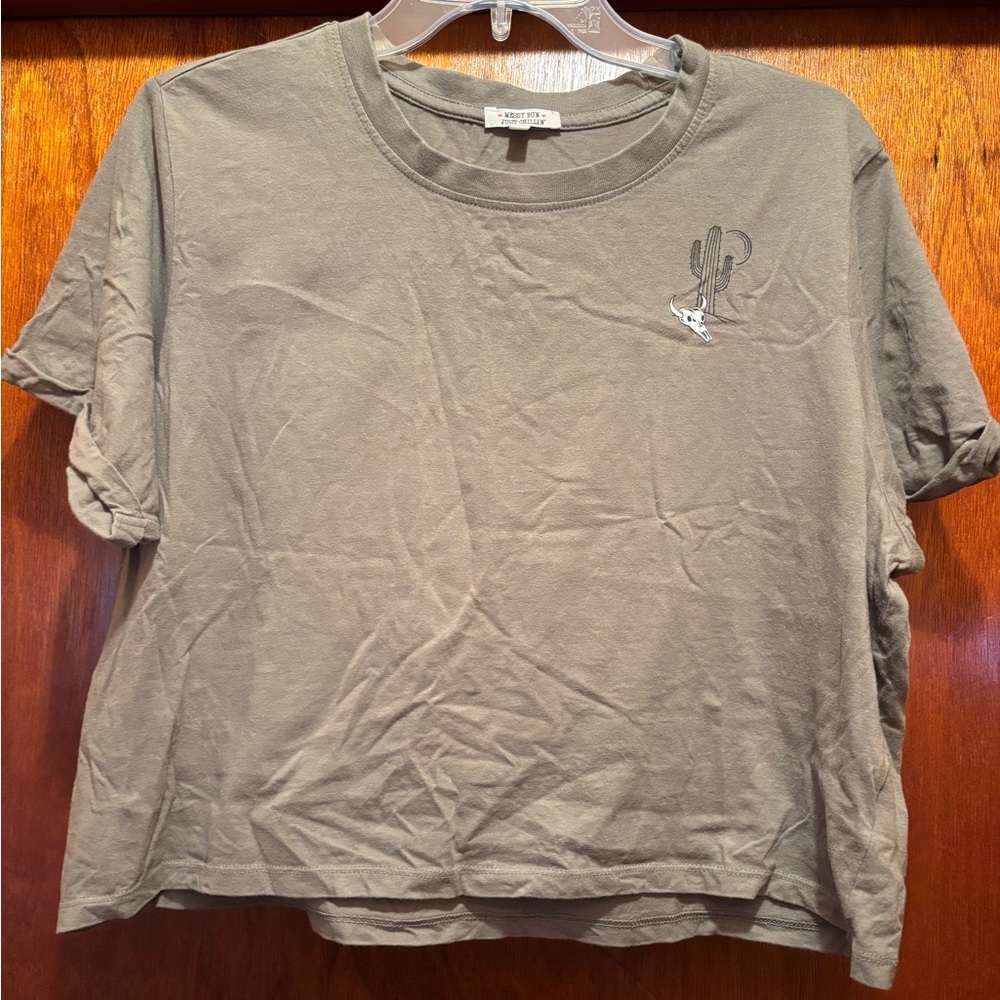 Desert Graphic Crop Tee